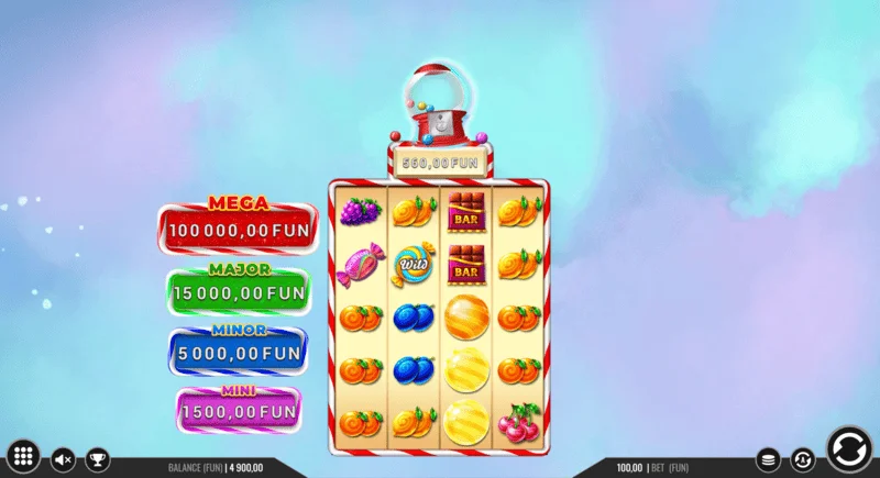 Sweet Candy Cash Stash – monety Cash w rundzie Hold and Win